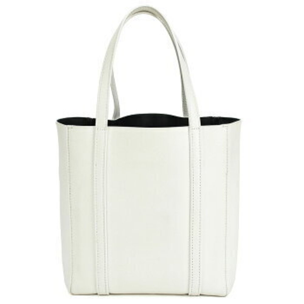 Balenciaga Leather Tote Logo White Shoulder Everyday Handbag XXS Bag - Picture 3 of 6